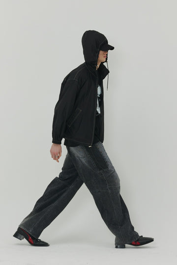 23SS TRIPLE MOON NYLON WINDBREAKER